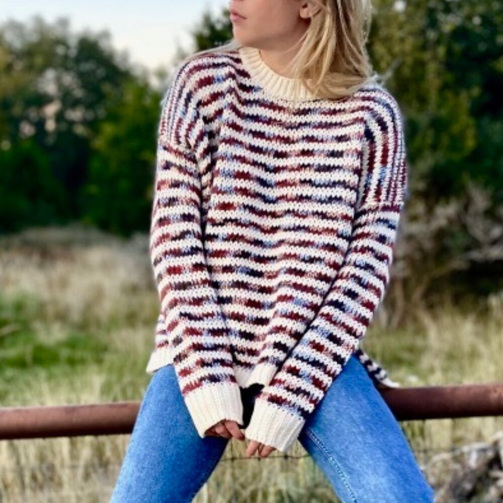 Multi-Color Striped Sweater